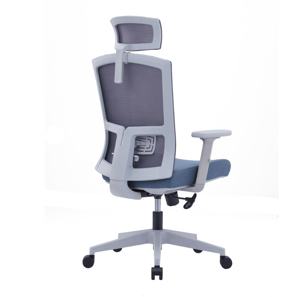 Nicole High Back Ergonomic Chair (Grey) - Office Store Dubai