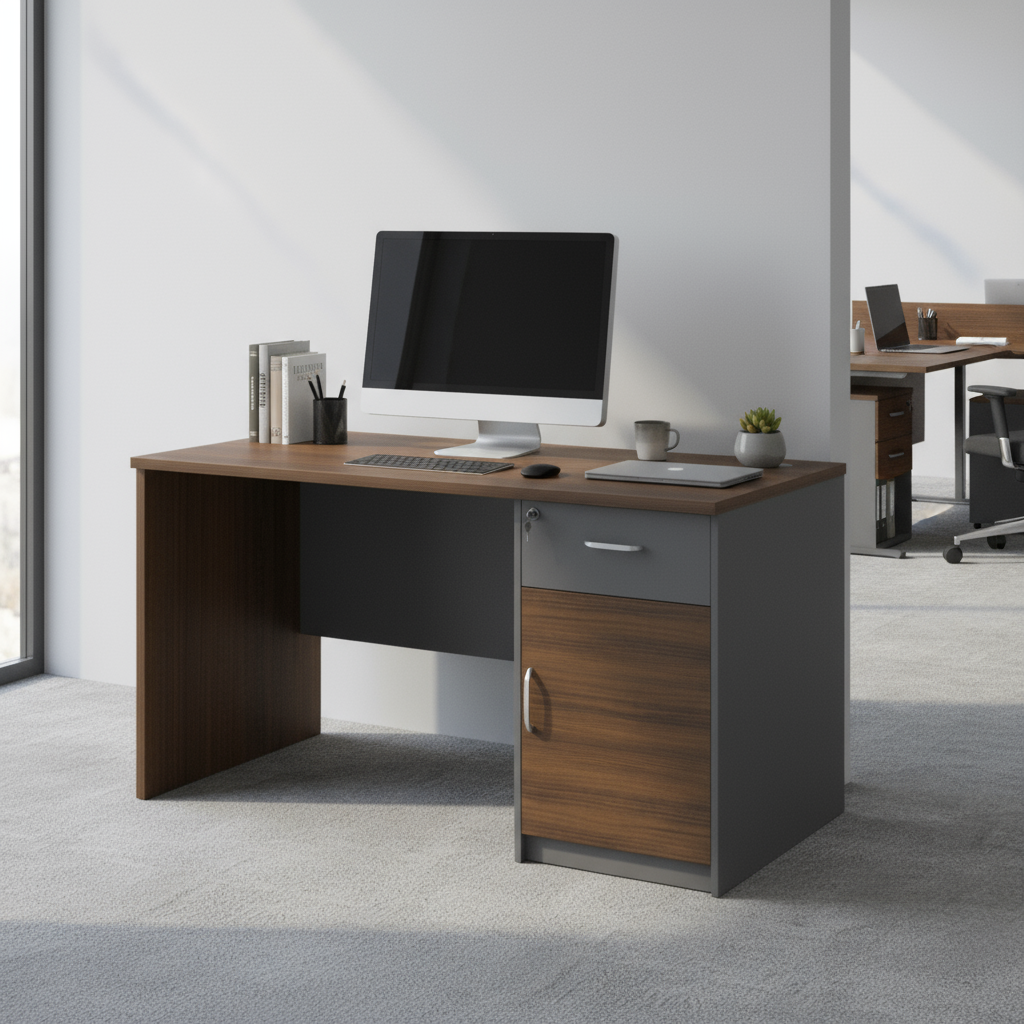 Horizon Wooden Workstation Table