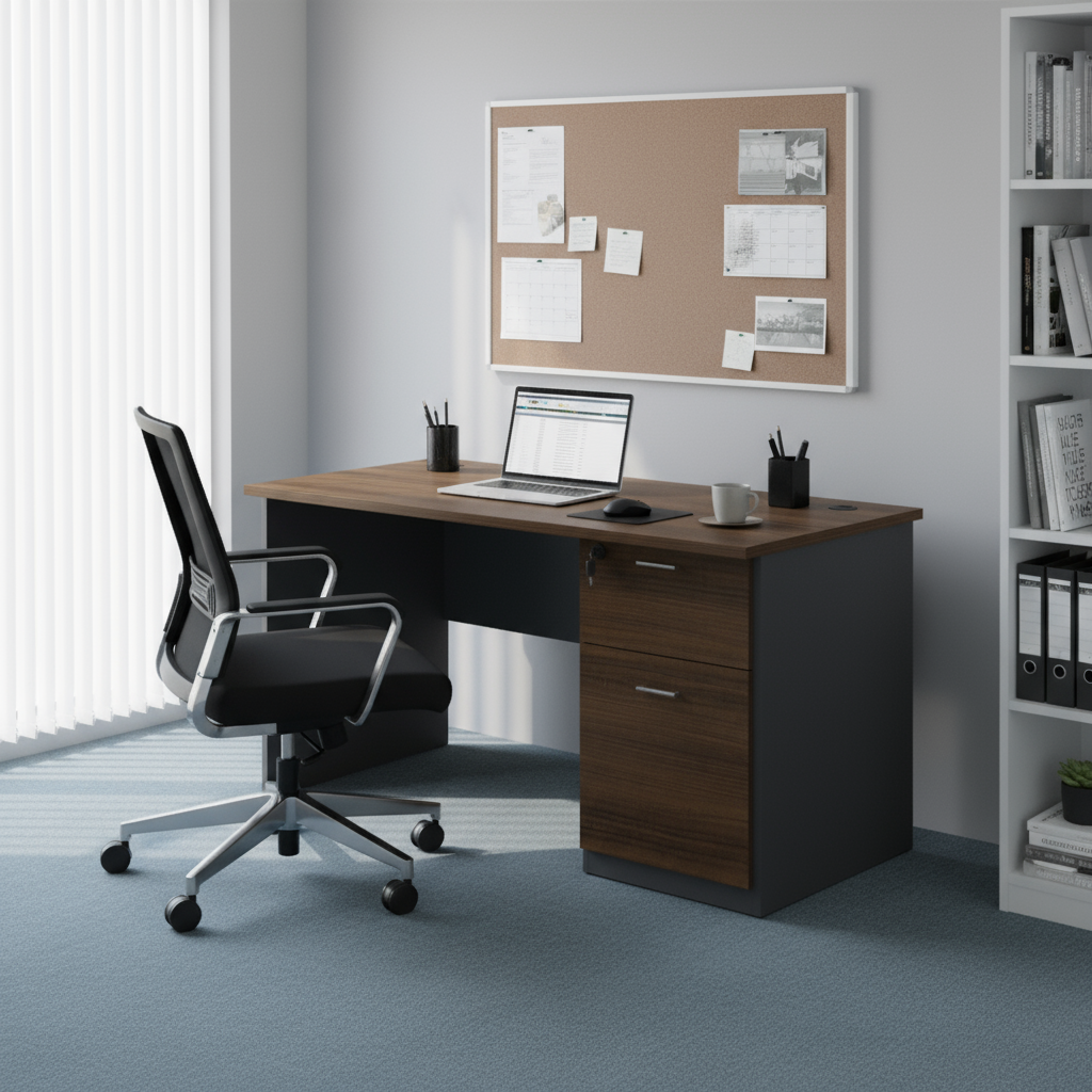 Horizon Wooden Workstation Table -V1
