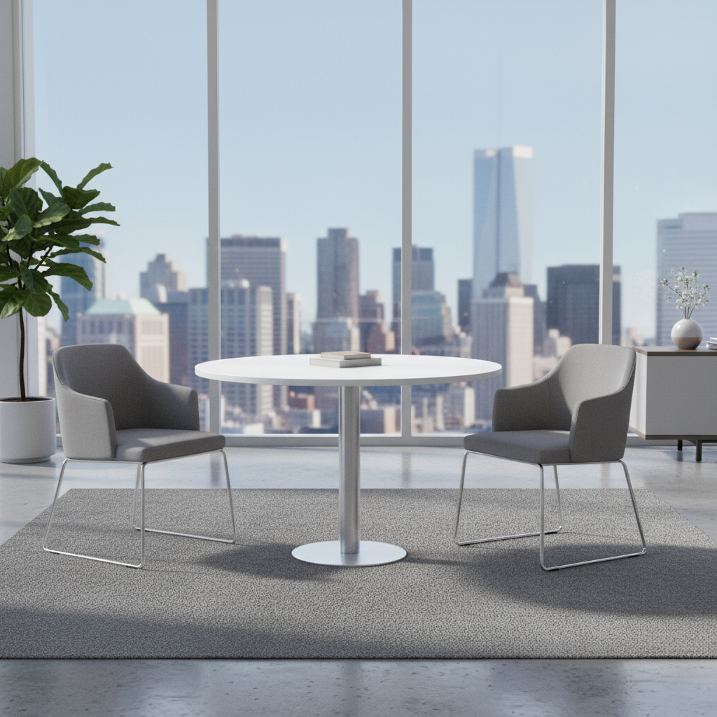 Pearl Round Meeting Table
