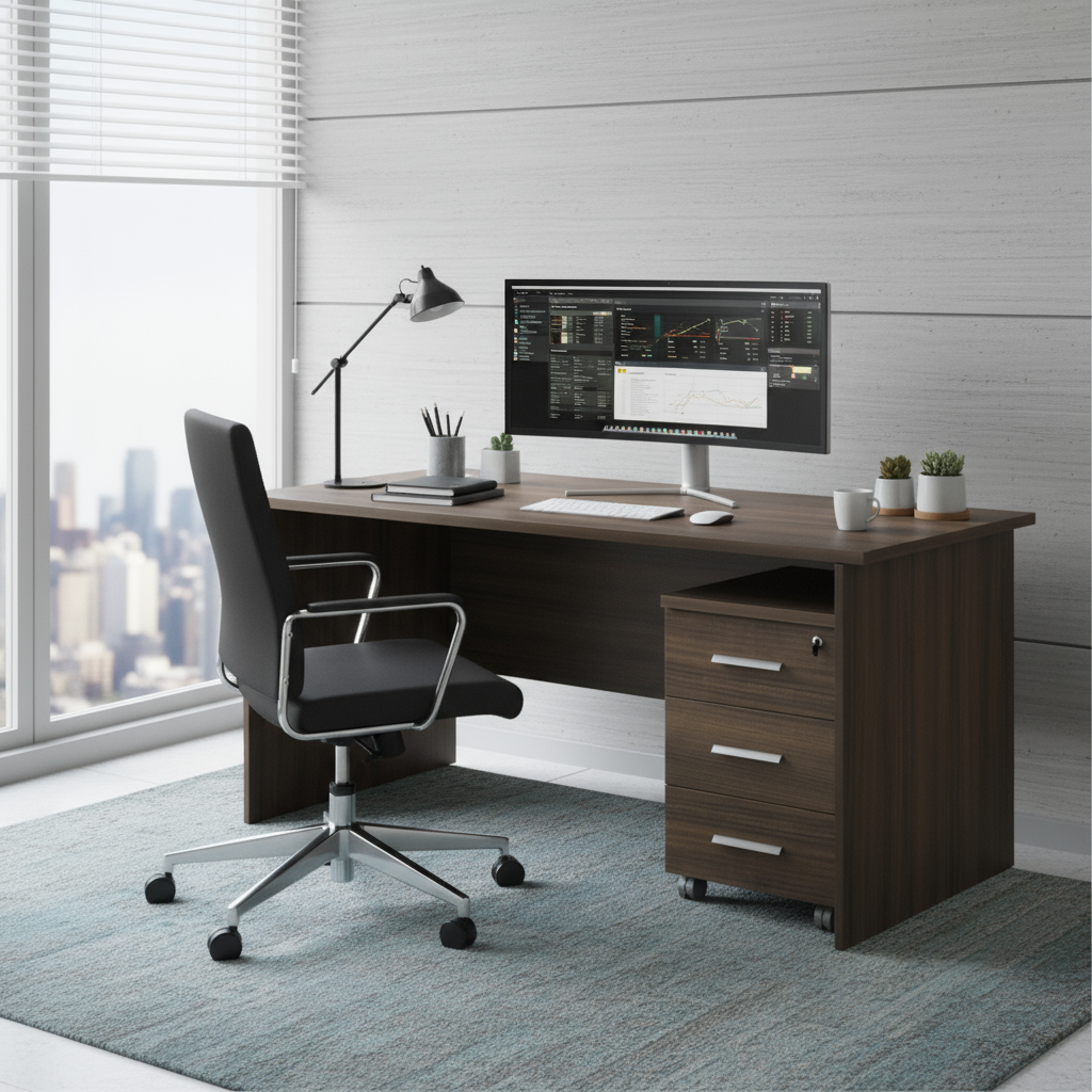 Horizon Single Person Workstation Table