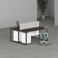 Milo Workstation In Loop Leg-2 Person (Face To Face) | Office Furniture Manufacturer & Supplier in Dubai | Milo Office Workstation Table 