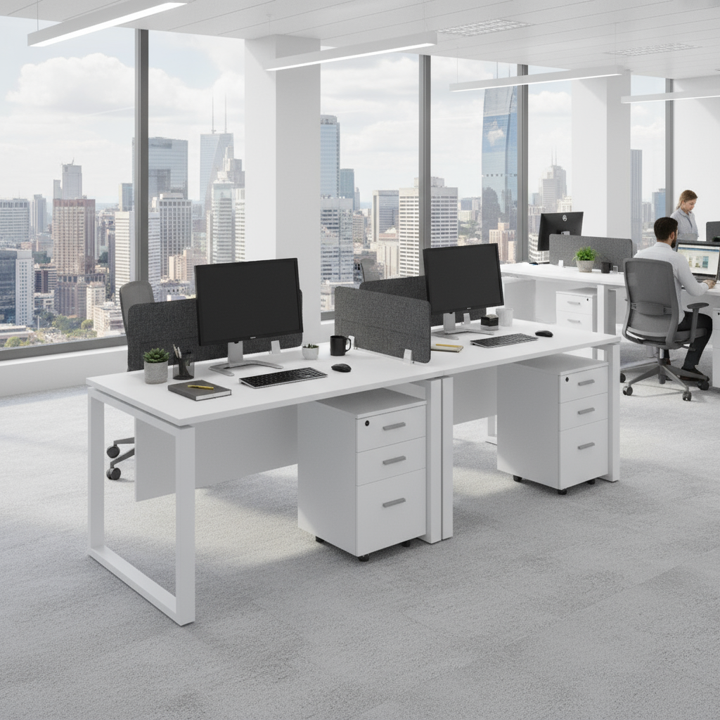 Pearl Workstation In Loop Leg-2 Person (Linear Type)