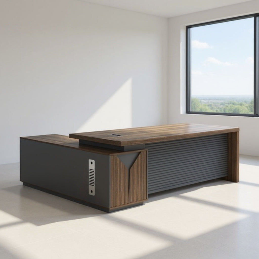 EVO L-Shaped Executive Desk