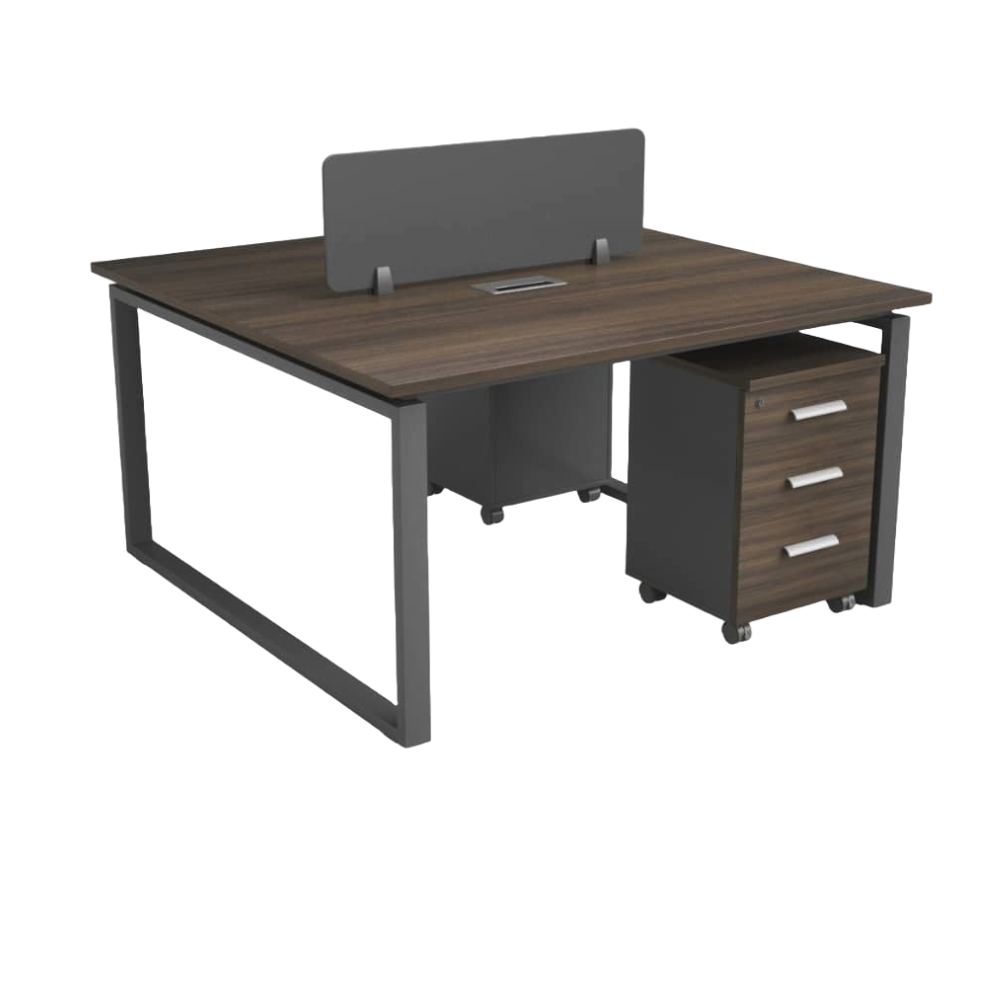 Horizon 2-Person Face-to-Face Workstation Table