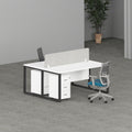 Milo Workstation In Loop Leg-2 Person (Face To Face) | Office Furniture Manufacturer & Supplier in Dubai | Milo Office Workstation Table 
