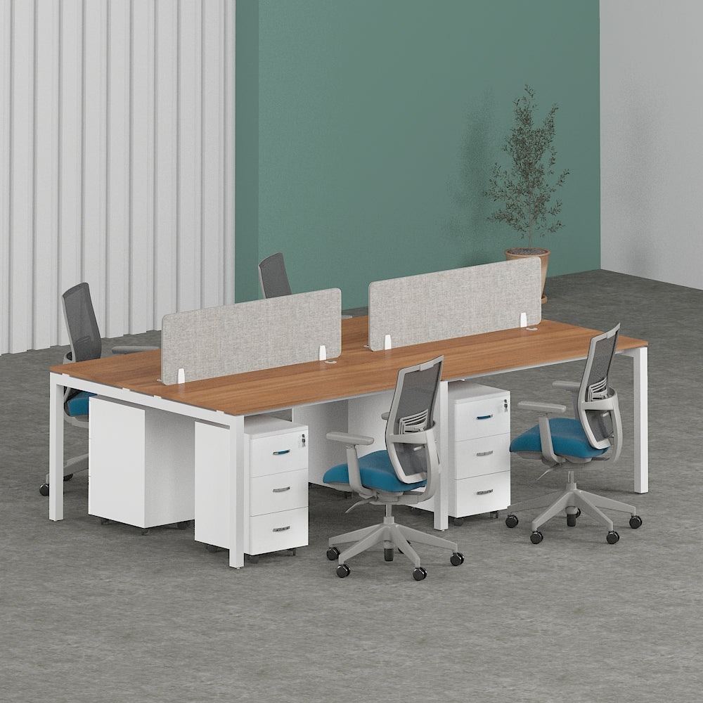 Matrix Workstation In Loop Leg-4 Person (Face To Face)