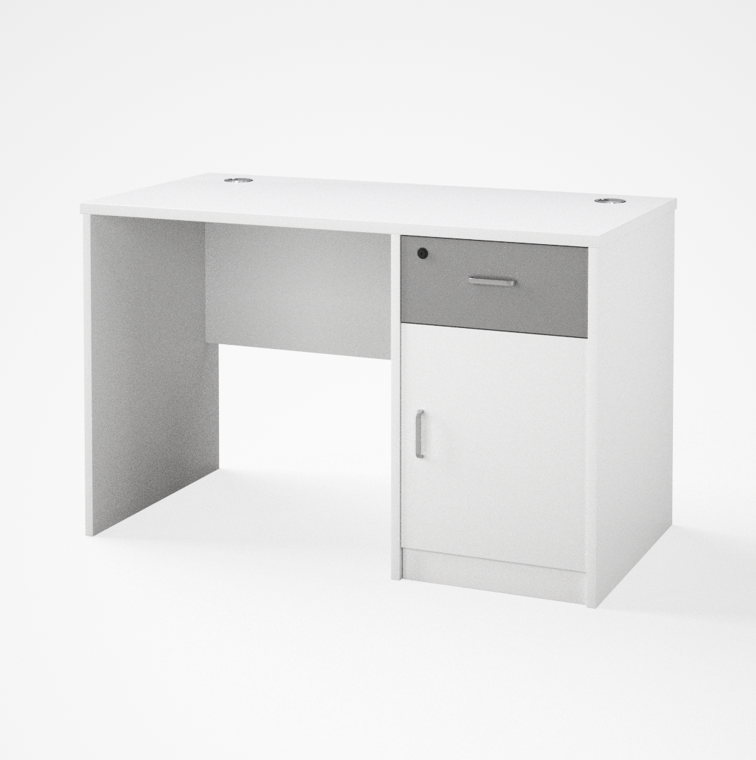 Pearl Wooden Workstation Table