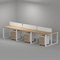 6 - Person Workstation Table - Office Store Dubai