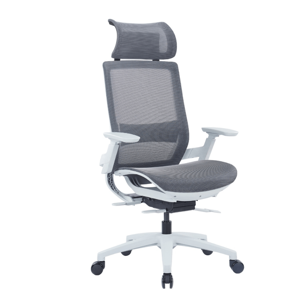 Ava High Back Executive Chair ( Grey ) - Office Store Dubai