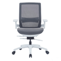 Ava Medium Back Executive Chair ( Grey ) - Office Store Dubai