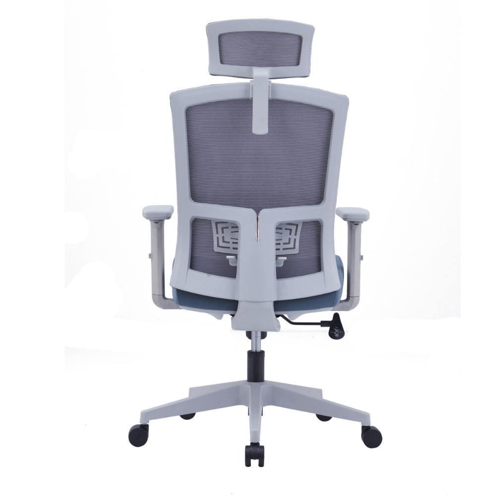 Nicole High Back Ergonomic Chair (Grey) - Office Store Dubai