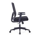 Nicole Medium Back Ergonomic Chair (Black) - Office Store Dubai