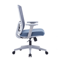 Nicole Medium Back Ergonomic Chair ( Grey ) - Office Store Dubai