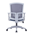 Nicole Medium Back Ergonomic Chair ( Grey ) - Office Store Dubai